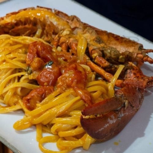 spaghetti-astice-passi